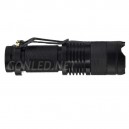 Linterna de led de 300lm con zoom ajustable